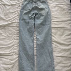Abercrombie jeans high rise 90s straight (size 23/000)