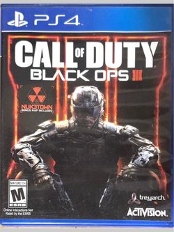 PS4 Game: Call of Duty Black Ops 3