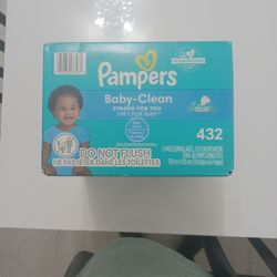 Pampers Baby Clean Wipes 432