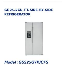 GE Side By Side Refrigerator 