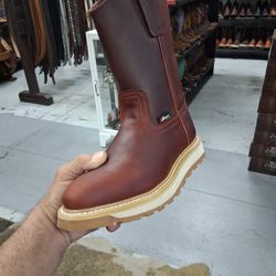Botas De Piel De México Cómodas Para Trabajar 
