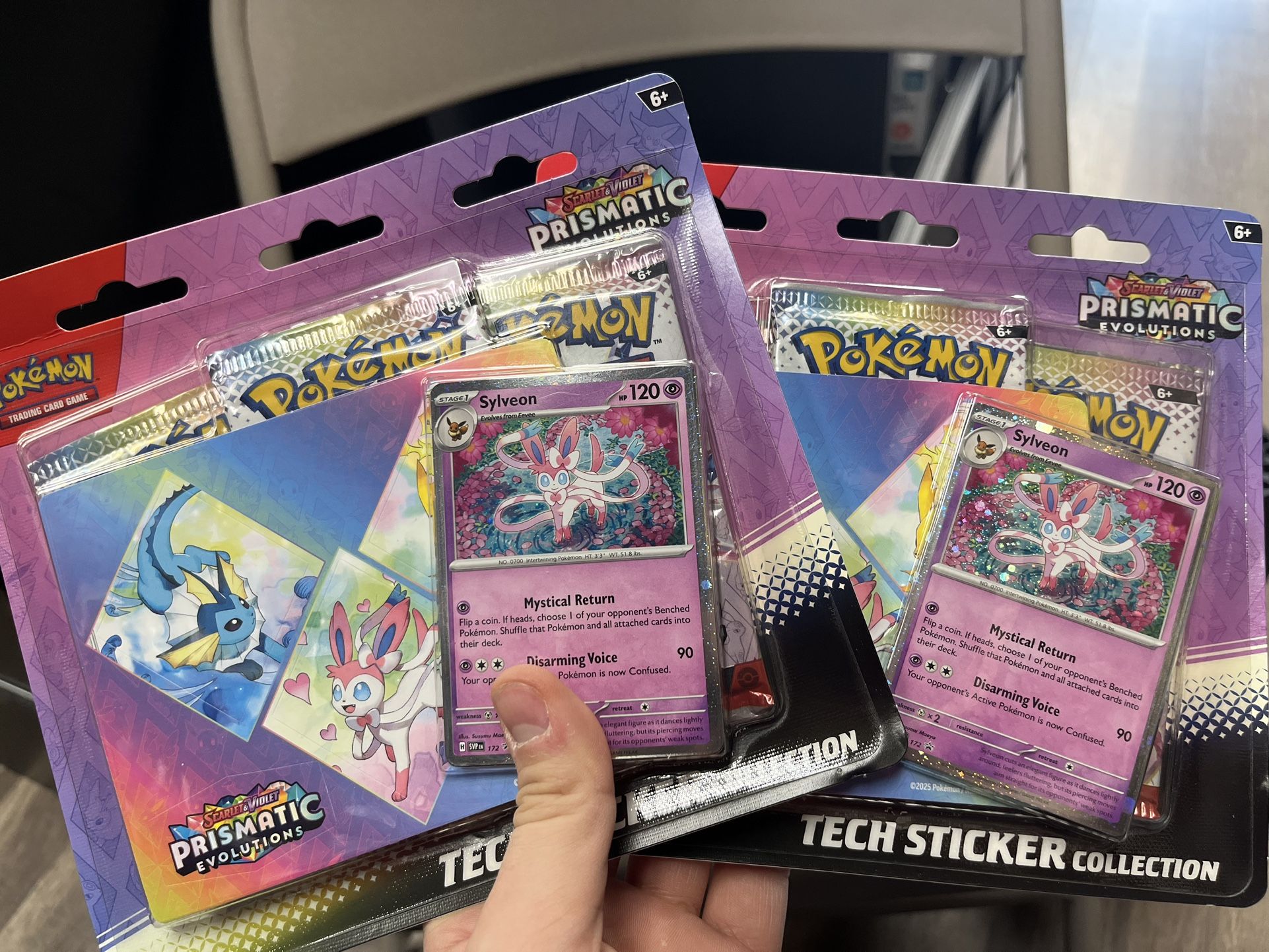 Pokemon Prismatic Evolution Sticker Collection