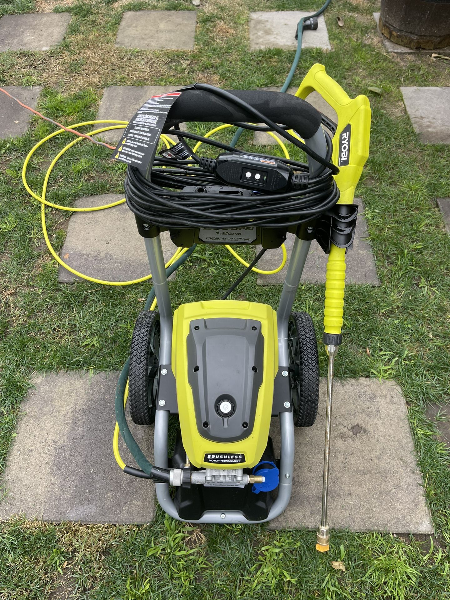 RYOBI 2500 PSI 1.2 GPM High Performance Cold Water Electric Pressure Washer