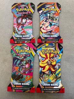 Pokémon Chaos Rising lot of 4