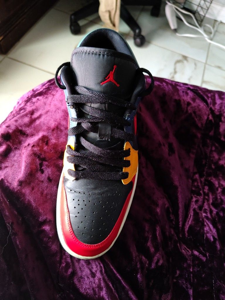 Jordan's 1s Multi Color Low Tops