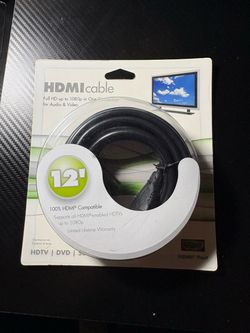 HDMI Cable 12’