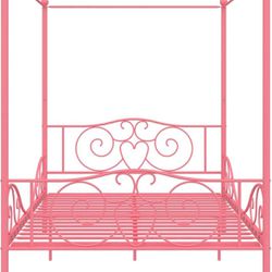 Pink Princess Bed Frame