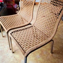 Boho Wicker Rattan Chairs