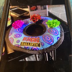 KONG BALLISTIC Dog Toy 10”round Never Used 