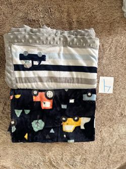 Boys Fleece Blanket Set – Police & Cars