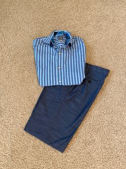 Teen boy 14-16 dress shirt and dress pants