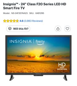 Brand New 24” Insignia Smart Tv 