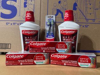 Colgate Optic White Oral Care Bundle