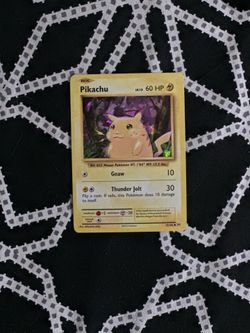 Pokemon — Basic Pikachu (2016) Card