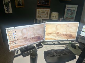 2 HP Monitors