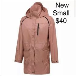 Puma X STAMPD Zip Up Hooded Salmon Mens Jacket 