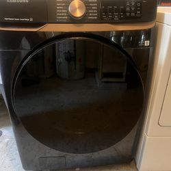 Samsung - 5.0 Cu. Ft. High-Efficiency Stackable Smart  with Super Speed Wash and Steam