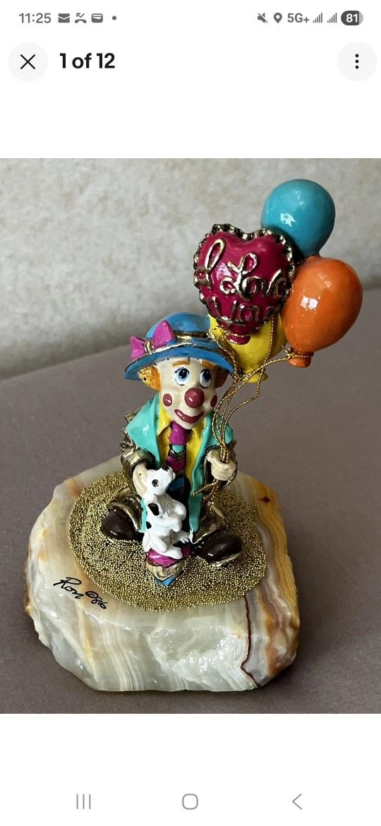 Ron Lee Vintage Sculpture Puppy Love. Signed &Dated 1986. #443 of 8500. RETIRED