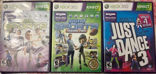 Xbox 360 Kinect Games Bundle – Lot of 3