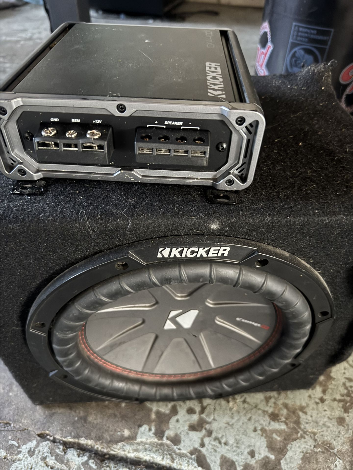 10in Sub Woofer And Amp