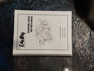 Lee Boy 8515 Operations, service &parts Manual
