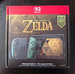 Nintendo Switch 2 The Legend of Zelda 40th Anniversary Edition Console