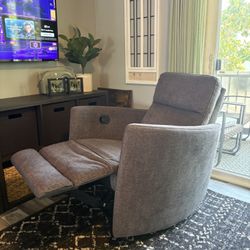 Gray Glider/Recliner