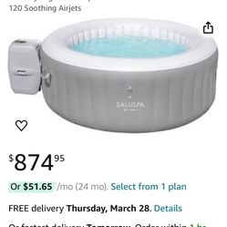 Saluspa $400 Brand New 4-6 Person 