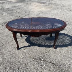 Vintage Oval Coffee Table 