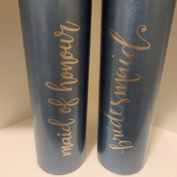 Maid Of Honor & Bridesmaid Tumbler 