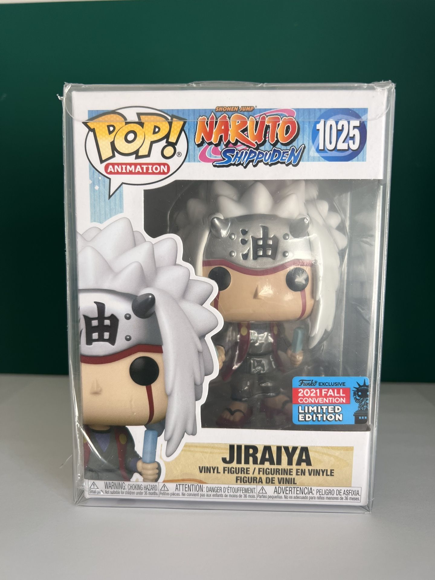 Funko Pop Naruto Shippuden Jiraiya With Popsicles #1025 NYCC 2021 Exclusive NEW