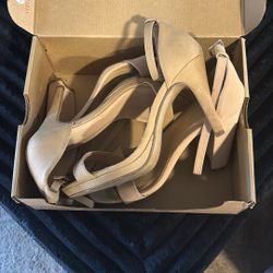 Two Pairs Of Nude Heels (Charlotte Russe) 