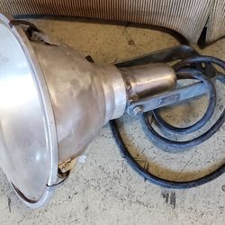 Vintage Westinghouse Warehouse Light Fixture w Bulb