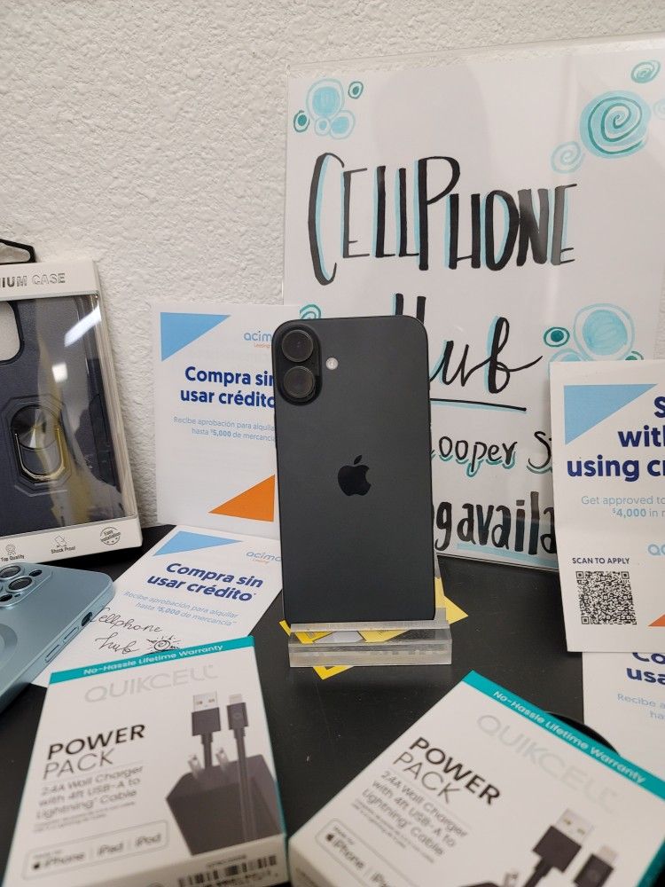 Apple iPhone 16 Plus unlocked (10$ Down Memorial Day)