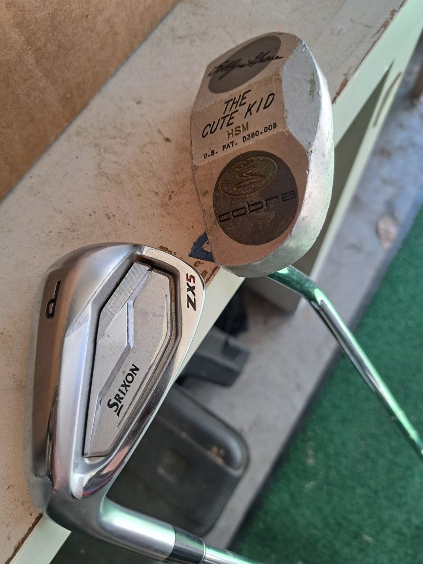 Left Handed Srixon Zx5 P Wedge And Cobra Bobby Grace Putter