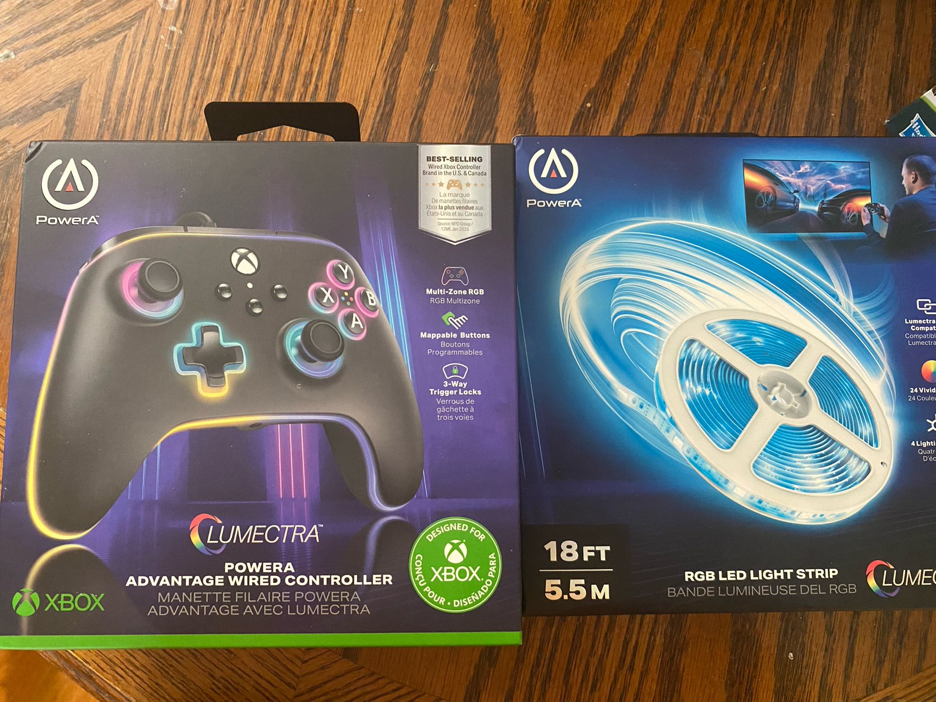 PowerA Lumectra Controller And light kit