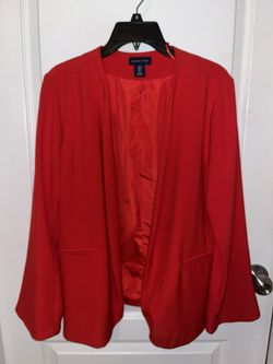 Adrienne Vittadini Red Blazer