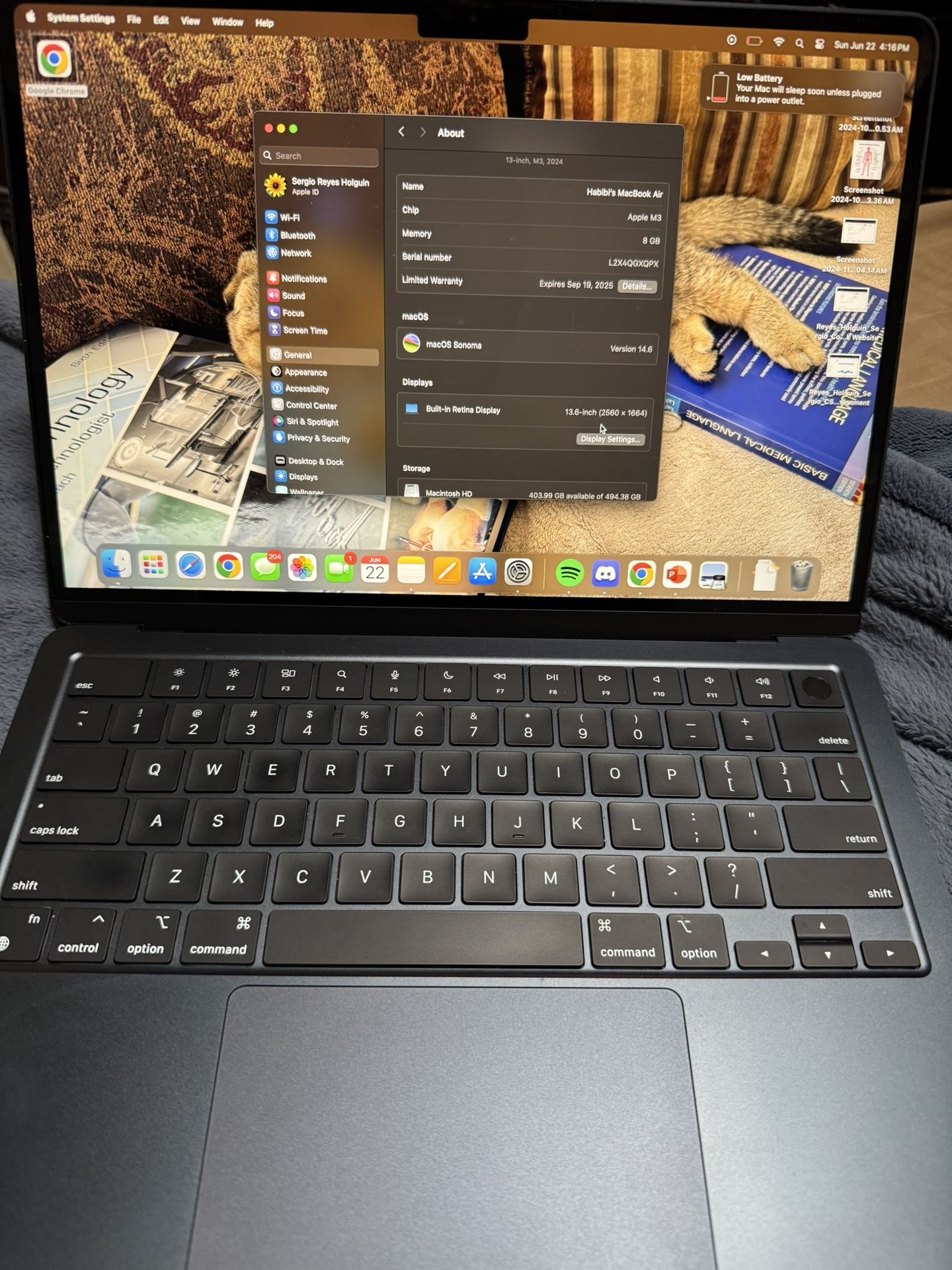 2024 MacBook Air 13 Inch M3 Chip