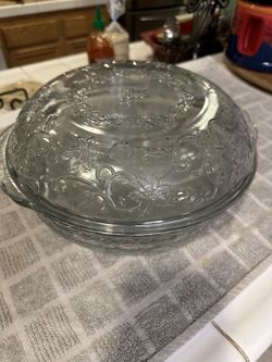 Princess House Glass Bowl Container 