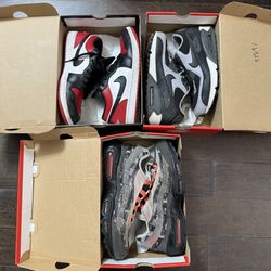 Bundle Deal Jordan, Air Max Size 8 And 10
