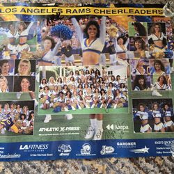 Rams Cheerleaders Poster From 1980