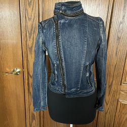 Size S. Plan Cowboy denim jacket, front imitation pockets.