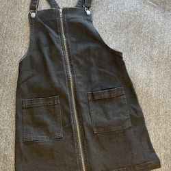 Girls Black Jean Dress Size 10-12