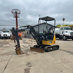 2018 John Deere 17G Mini Excavator