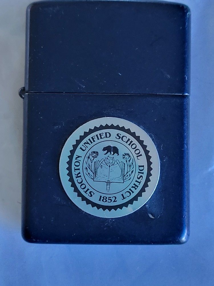 Zippo Lighter Stockton School District