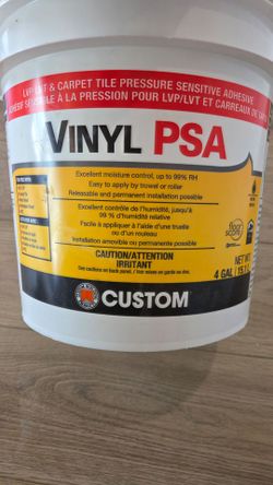 Vinyl psa (pressure sensitive adhesive)