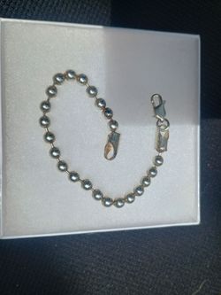 TRADE - VTG Sterling Silver Beeded Bracelet