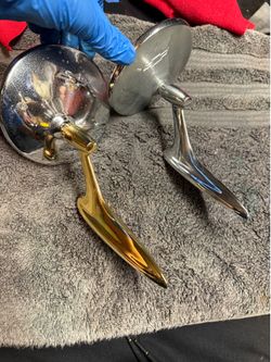 1963 impala gold plated side mirrors