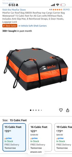 MeeFar  car roof bag