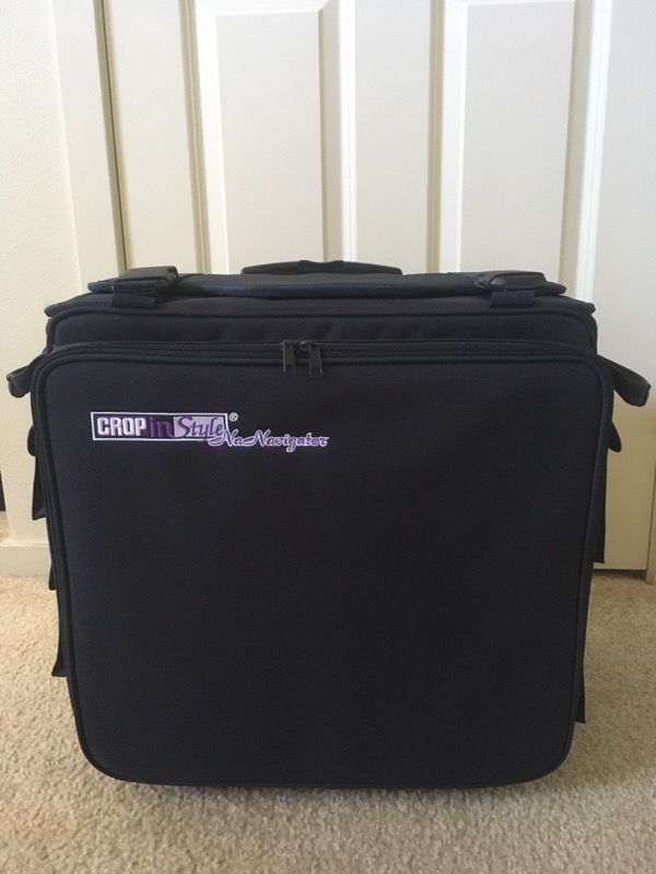 Crop in Style Na-Navigator Scrapbook Rolling Tote